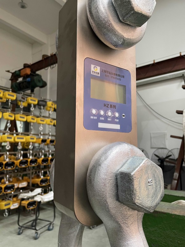 250t电子拉力计校准步骤